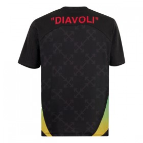 Fotbalové dres AC Milán Pre-Match 2024-25 Krátký Rukáv